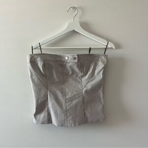 Zara Striped Strapless Top